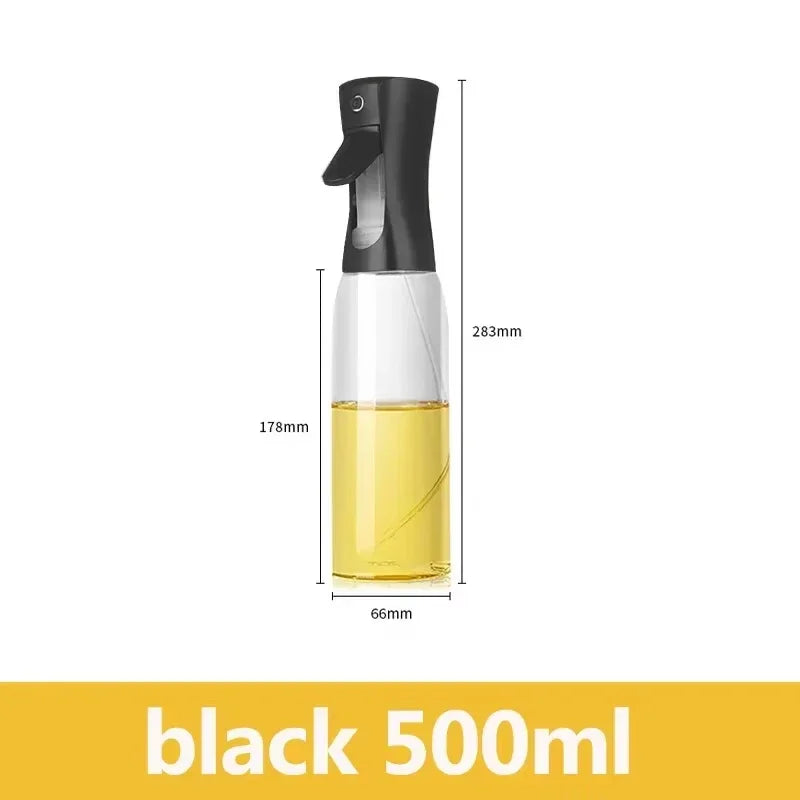 200/300/500m Oil Spray Bottle Kitchen BBQ Cooking Olive Oil Dispenser Camping Baking Empty Vinegar Soy Sauce Sprayer Containers