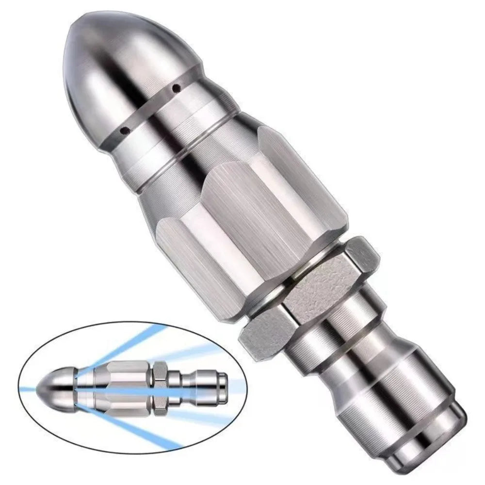 High-pressure Nozzle High-pressure Pipe Carding Nozzle - Porous Pressure Nozzle Industrial Intensity Jet Power Drainage Cleaning