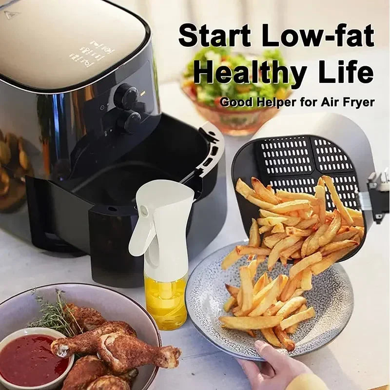200/300/500m Oil Spray Bottle Kitchen BBQ Cooking Olive Oil Dispenser Camping Baking Empty Vinegar Soy Sauce Sprayer Containers