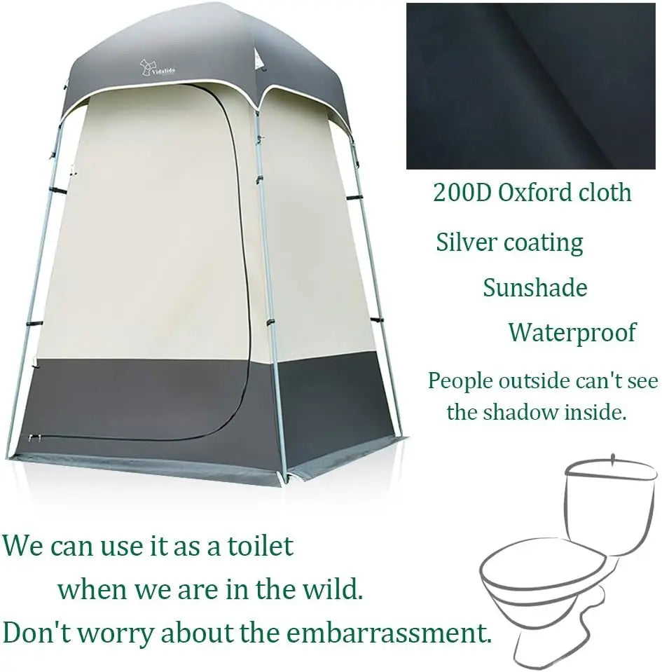 Portable Outdoor Shower Tent for Camping Privacy Changing Room Shelter