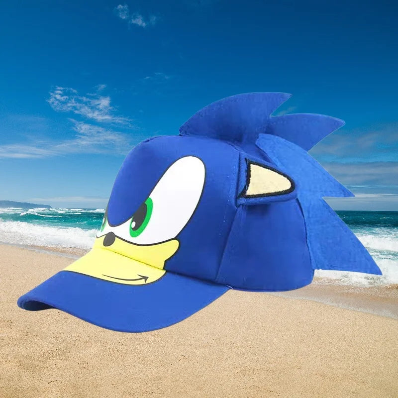 Children Hat Size Adjustable Cute Anime Supersonic Cartoon 3-7 Years Boys Girls Sun Hat Baseball Hat 52-54CM Charming Casual Hat