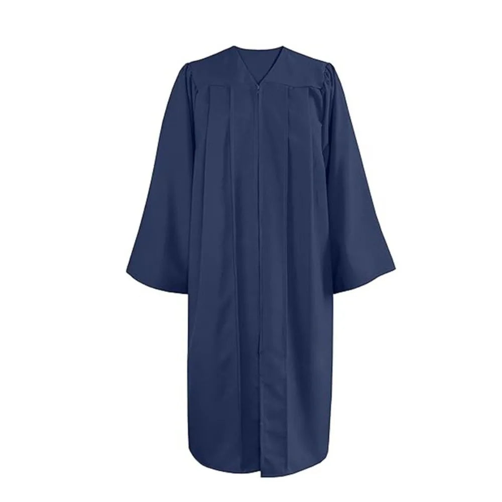 Degree Conferment Graduation Season Graduation Gown Doctor Master Graduation Honorary Academic Robe Solid Color Student