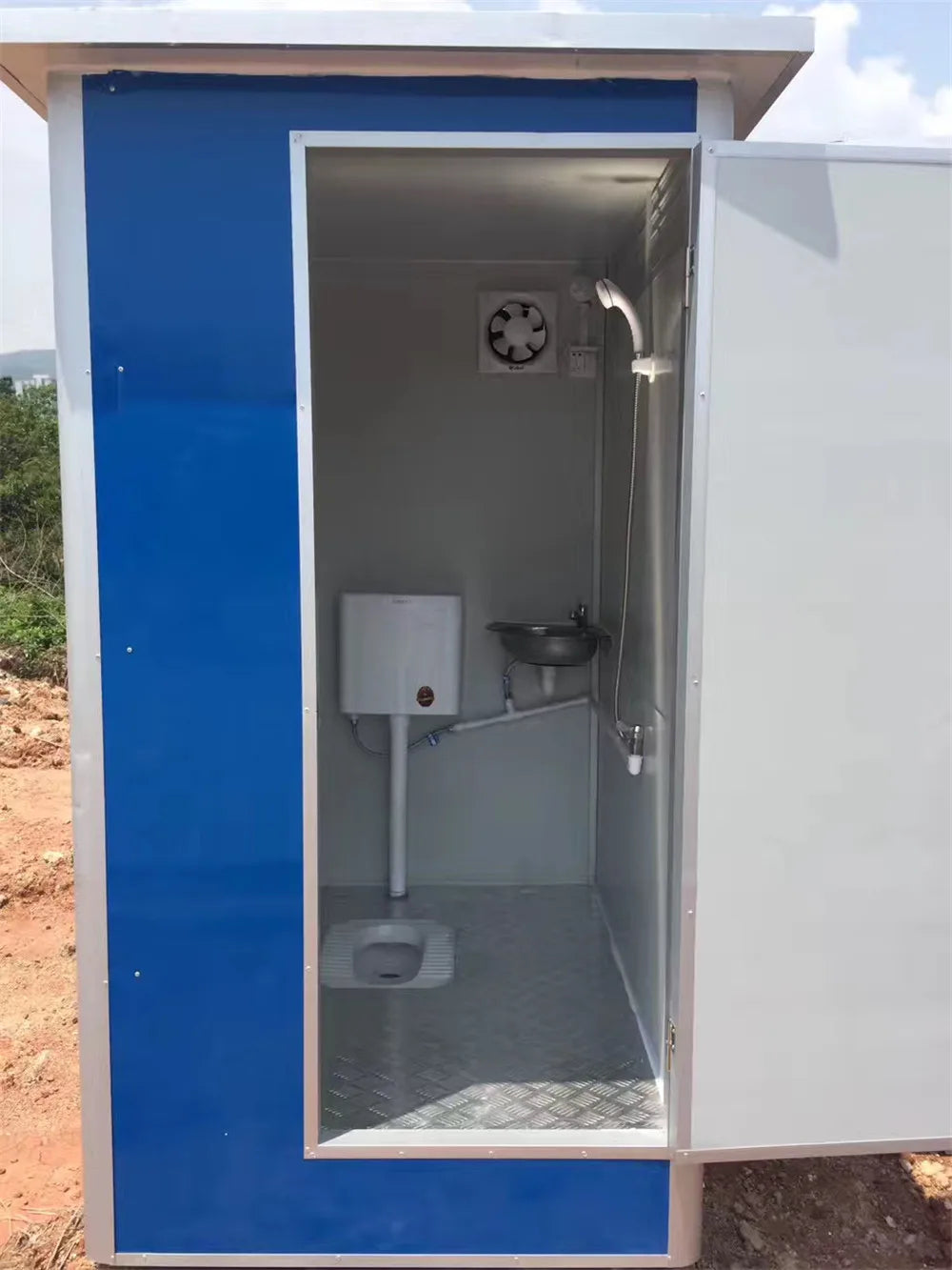 Low Price Portable Steel Structure Outdoor Prefab Mobile Cabin Waterproof Sandwich Panel Toilet Shower Room for Apartment Usepro