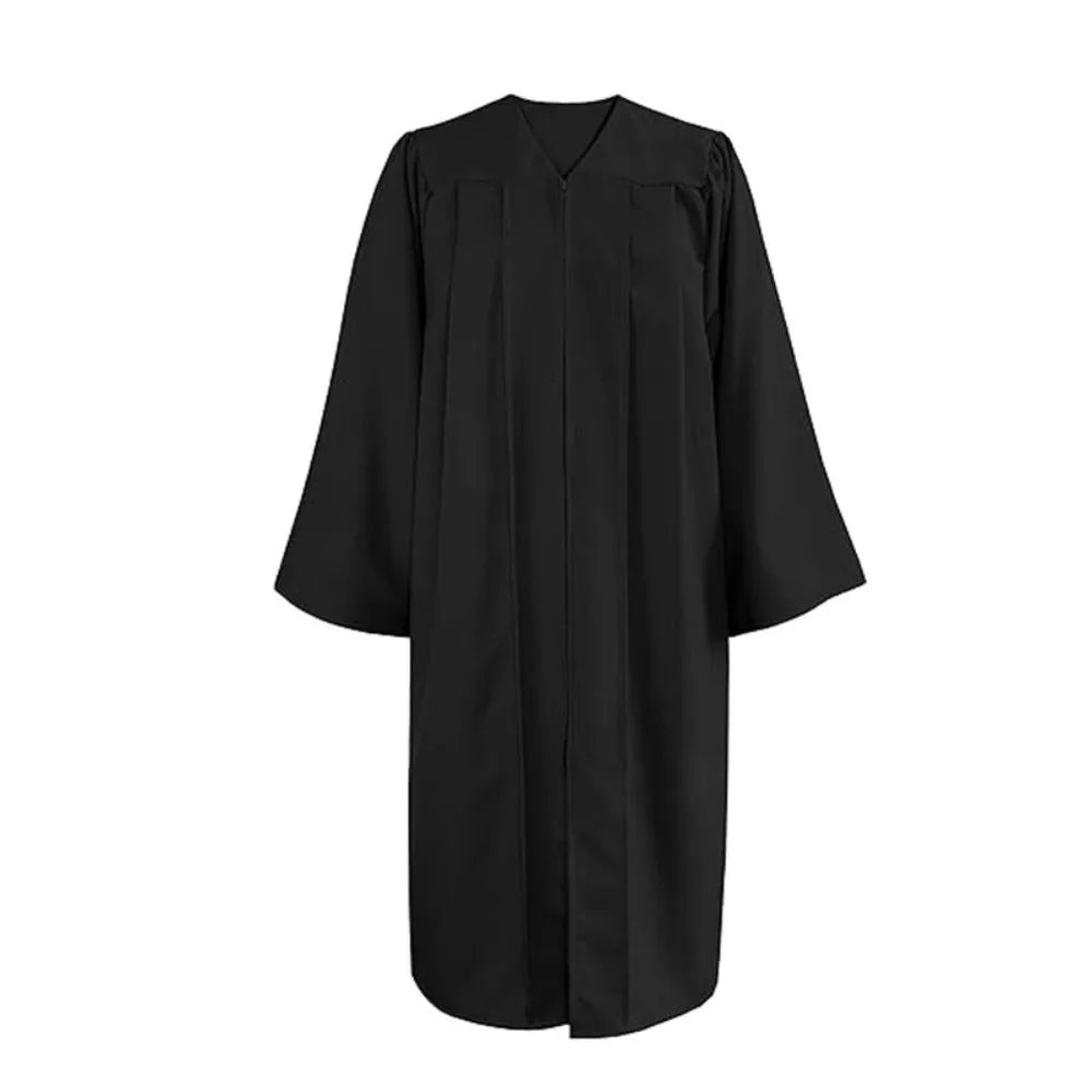 Degree Conferment Graduation Season Graduation Gown Doctor Master Graduation Honorary Academic Robe Solid Color Student