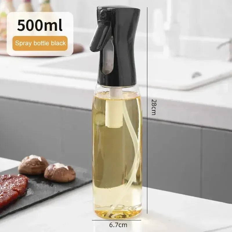 200/300/500m Oil Spray Bottle Kitchen BBQ Cooking Olive Oil Dispenser Camping Baking Empty Vinegar Soy Sauce Sprayer Containers