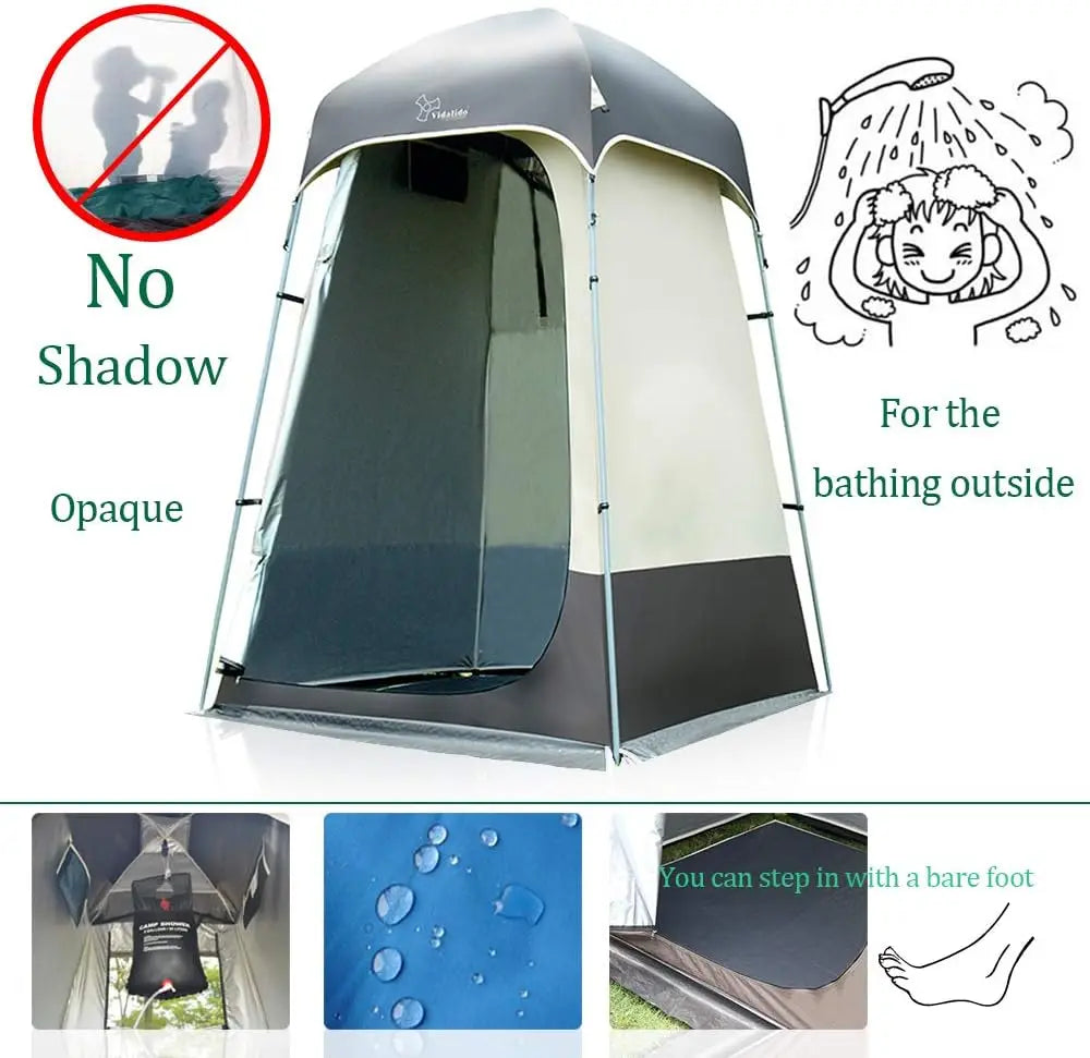 Portable Outdoor Shower Tent for Camping Privacy Changing Room Shelter