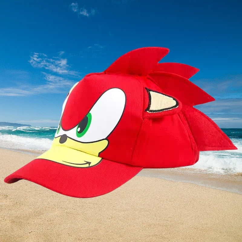 Children Hat Size Adjustable Cute Anime Supersonic Cartoon 3-7 Years Boys Girls Sun Hat Baseball Hat 52-54CM Charming Casual Hat