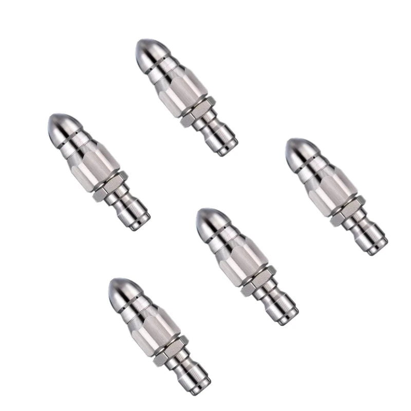 High-pressure Nozzle High-pressure Pipe Carding Nozzle - Porous Pressure Nozzle Industrial Intensity Jet Power Drainage Cleaning