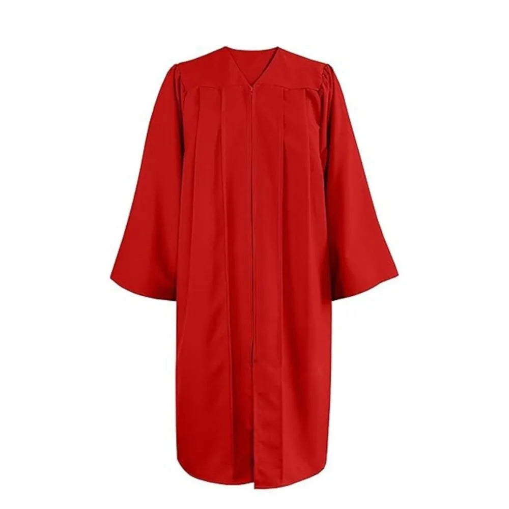 Degree Conferment Graduation Season Graduation Gown Doctor Master Graduation Honorary Academic Robe Solid Color Student