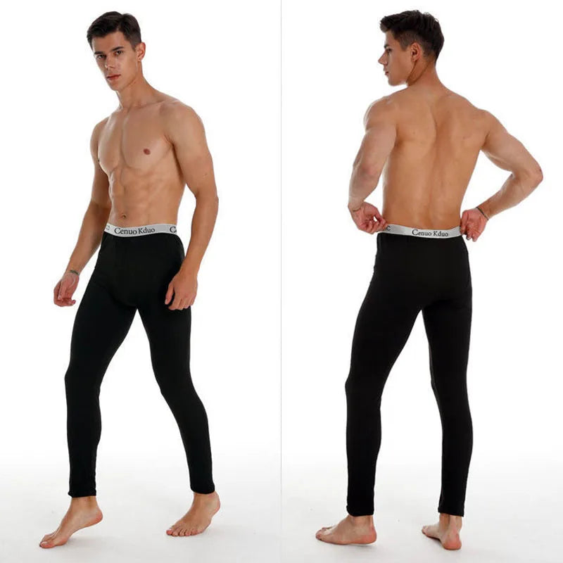 Men's warm pants slim fit tight pants, thickened and not easily faded independent wear high-end German velvet men's warm pants