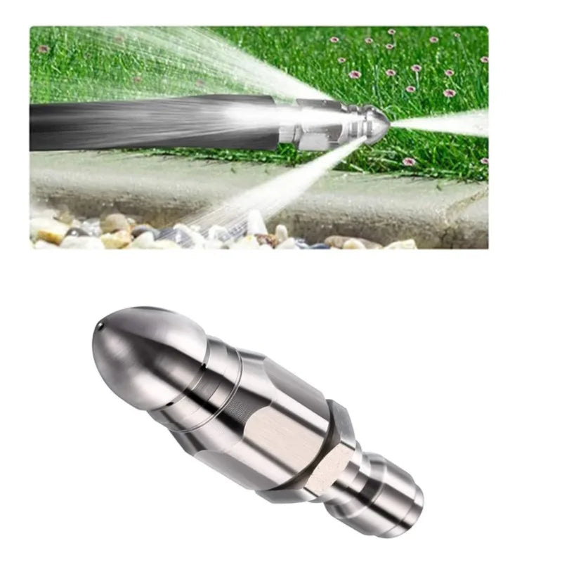 High-pressure Nozzle High-pressure Pipe Carding Nozzle - Porous Pressure Nozzle Industrial Intensity Jet Power Drainage Cleaning