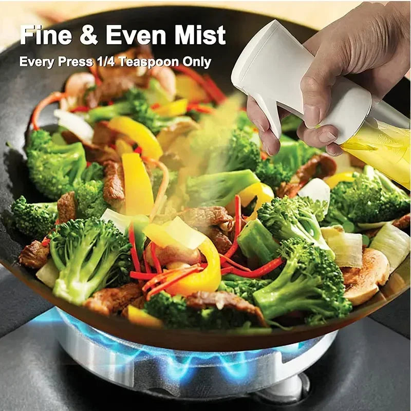 200/300/500m Oil Spray Bottle Kitchen BBQ Cooking Olive Oil Dispenser Camping Baking Empty Vinegar Soy Sauce Sprayer Containers